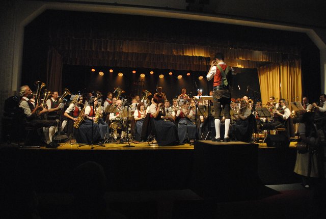 Die BMK Walchsee beim Winterkonzert. | Foto: Mayr