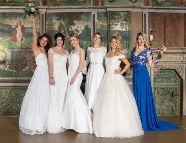 Die Trends für 2019 sind selbst bei den Brautkleidern nicht nur weiß. | Foto: mangotree photography, Peter Piberger