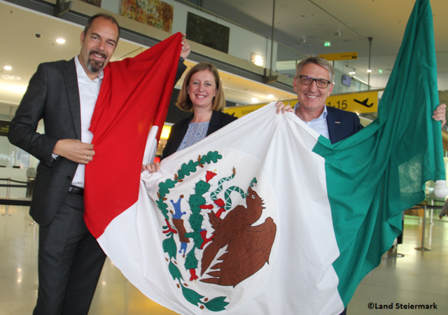 Positiv: Jürgen Roth, Barbara Eibinger-Miedl, Josef Herk (v. l.) | Foto: Land Steiermark