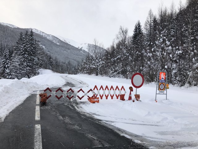 Die A10 wird bei Flachau Einhausung und der Raststation Lungau erneut für eine Lawinensprengung gesperrt. | Foto: BB Lungau