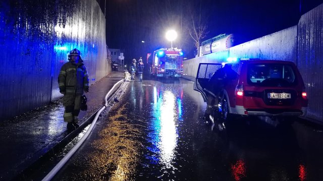 Einsatzreiches Jahr: Überflutungen nach den heftigen Regenfällen am 24. Dezember forderten die Landecker Florianijünger.