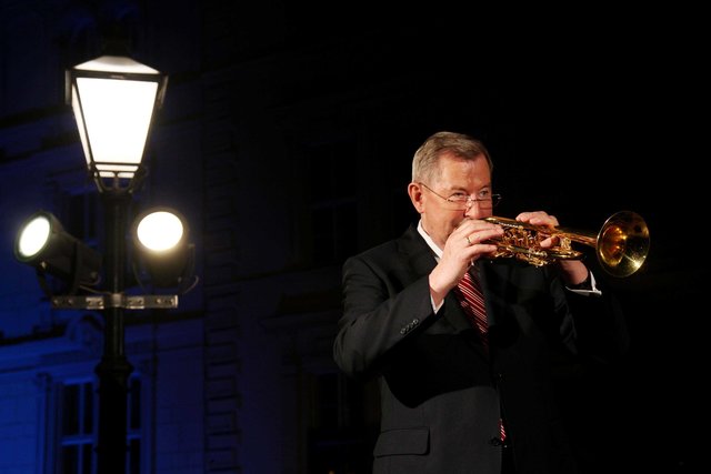 Ludwig Scharinger war passionierter Trompetenspieler. | Foto: RLB OÖ