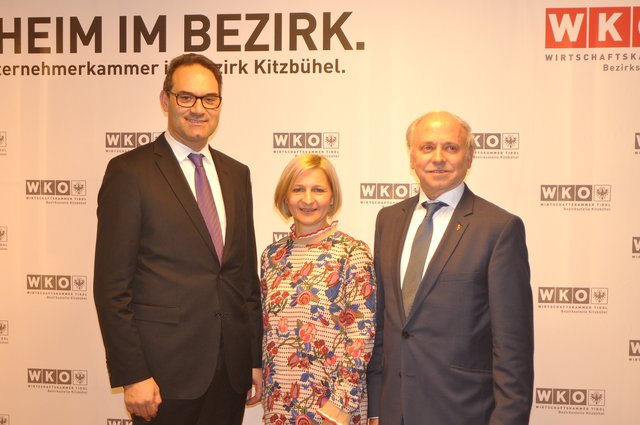 Christoph Walser, Evelyn Geiger-Anker, Klaus Lackner. | Foto: Kogler