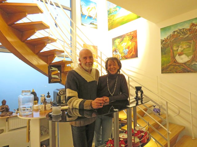 Die Hausherren: Ina Toellner und Peter Richter | Foto: Jesse