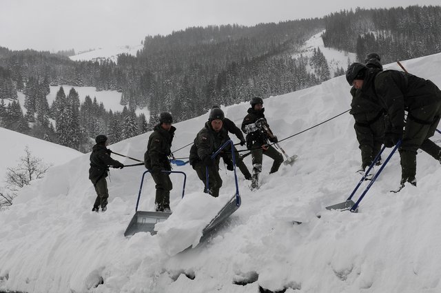 Seit 8. Jänner ist das Bundesheer in Salzburg im Einsatz.