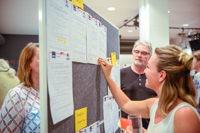 Bei der Ideenwerkstatt bringen Bürger ihre Vorschläge für nachbarschaftliche Projekte ein. | Foto: Daniel Dutkowksi