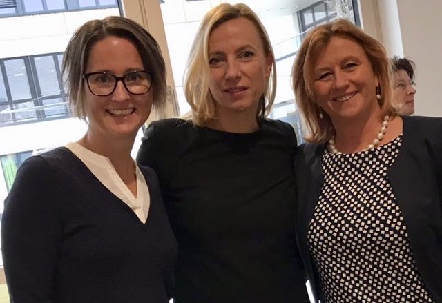 Bundesministerin Juliane Bogner-Strauss, Familienstadträtin Maria T. Eder, Gemeinderätin Katharina Danninger | Foto: Eder