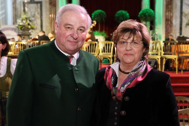 Landeschef: Hermann Schützenhöfer mit seiner Marianne | Foto: Katharina Schiffl