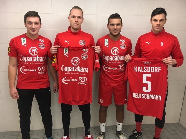 Neu beim SC Kalsdorf: Semin Omerovic (21), Dominik Pürcher (30), Daniel Vujcic (23) und Christian Deutschmann (29, von links). | Foto: kk