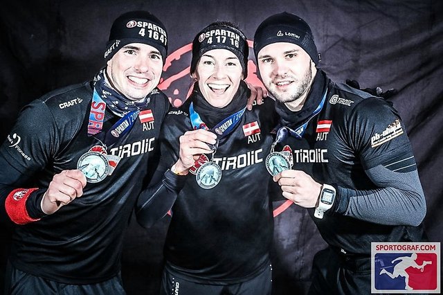 Das "CRAFT TIROliC TEAM" - erfolgreich in Zell am See (von li.) Andreas Schwaighofer, Petra Schmidberger und Christoph Hörfarter.