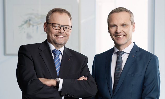 Generaldirektor Josef Stockinger und Generaldirektor-Stellvertreter Othmar Nagl (v. l.).