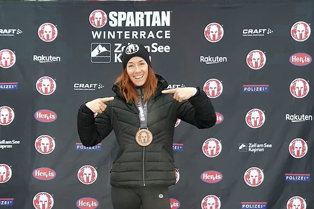 Petra Schmidberger - erstes Rennen, erster Podestplatz und EM-Qualifikation.