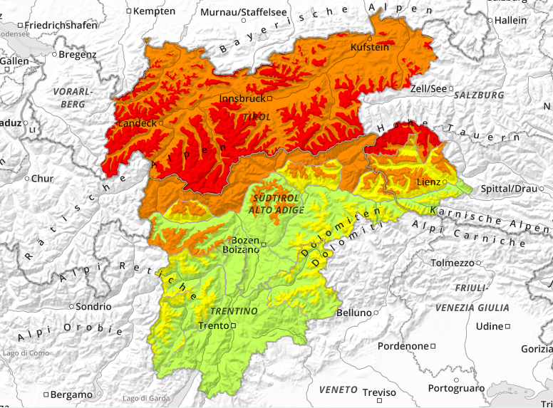 In den vergangenen Tagen hat sich das Euregio-Projekt www.lawine.report bewährt. In über 700.000 Zugriffen informierte sich die Bevölkerung über die aktuelle Lawinensituation.