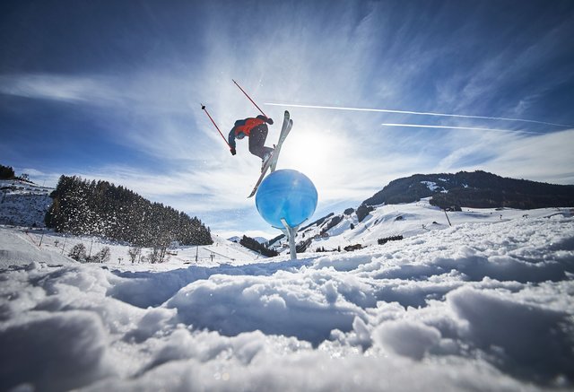Lit Night Jam - Freestyle Action im Skicircus Saalbach Hinterglemm | Foto: saalbach.com, Daniel Roos