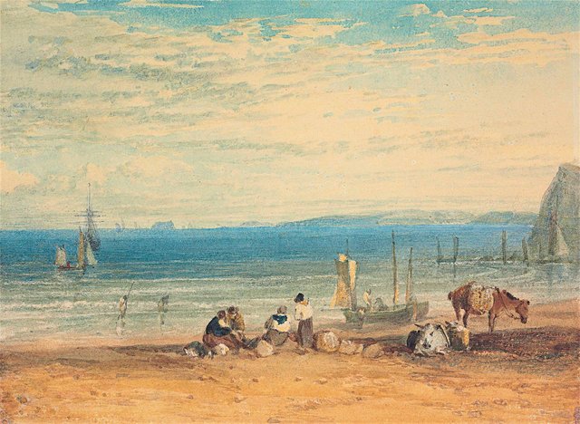 Ein Aquarell von William Turner: Babbacombe Bay | Foto: KI Gmünd