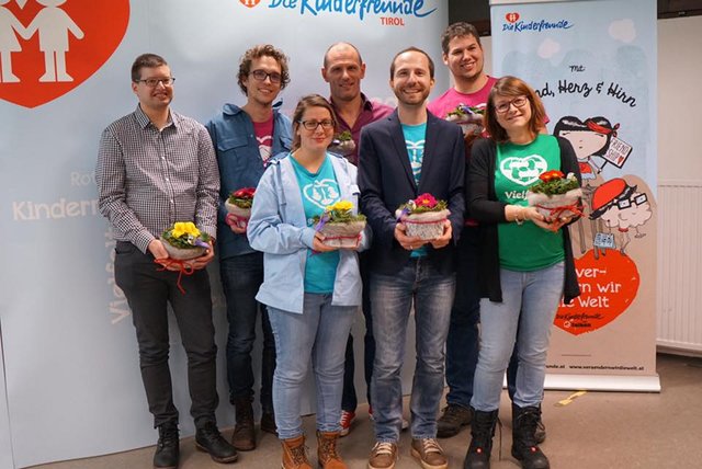 Von Links nach rechts: 
Stefan Gasser, Marc Deiser, Jenny Schumacher, Reinhold Happ, Simon Grießenböck, Johannes Brunner und Julia Schmid. 
Nicht am Bild: 
Fabian Saxl und Ines Praxmarer 