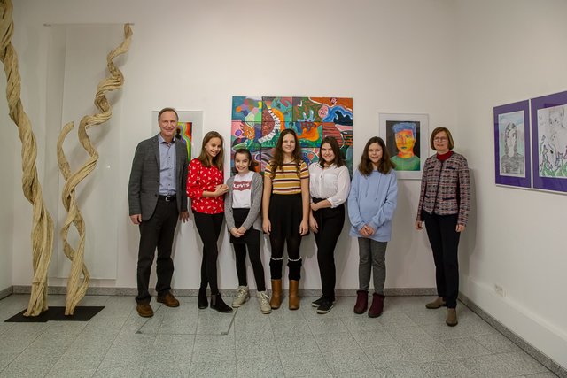 Bernhard Antoni, Katharina Hauer, Emilia Ruzicka, Marlene Wurz, Vanessa Waigmann, Nina Fiedler und Karin Antoni