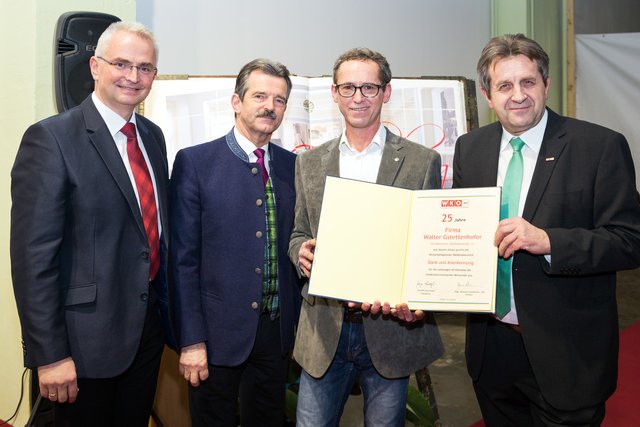 A. Geierlehner, J. Figl, W. Gstettenhofer, G. Pilz. | Foto:  Marius Höfinger