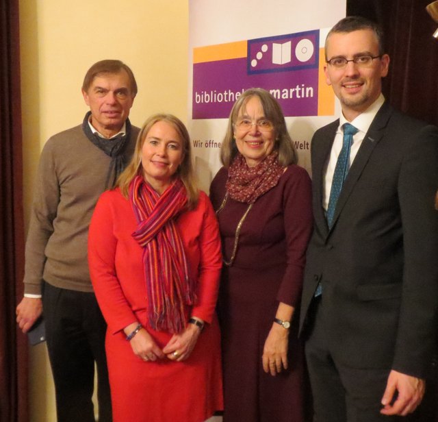 Gerhard Jelinek (Autor), Birgit Mosser-Schuöcker (Autorin aus Kritzendorf), Uschi Swoboda, Roland Honeder | Foto: bibliothek st. martin