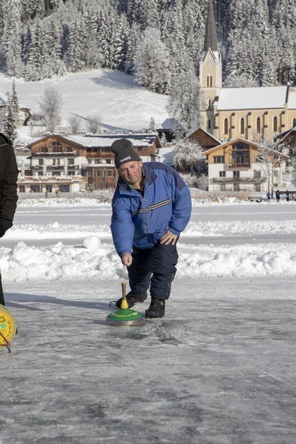 Am Weißensee erschoss man sich wieder den Alpenpokal am Eis | Foto: Weißensee Information
