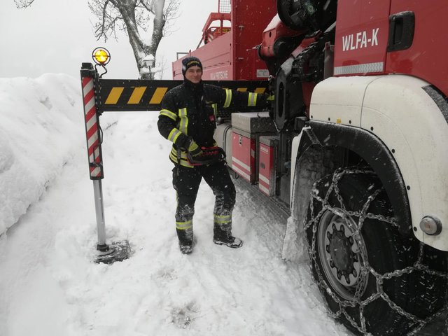 Ulrich Schultes der FF Klosterneuburg war in Annaberg. | Foto: FF Klosterneuburg