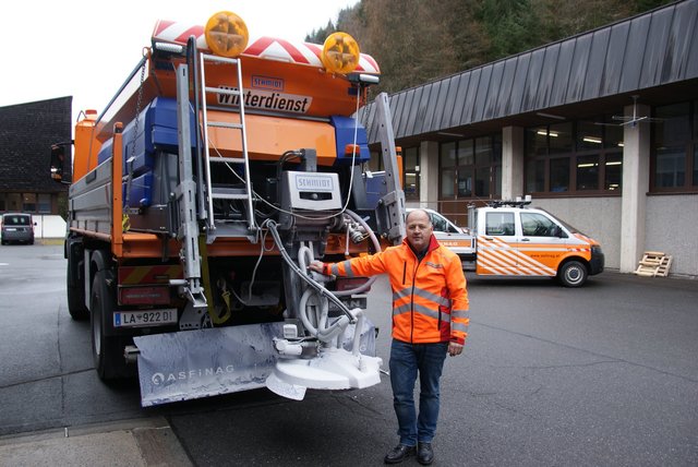 Strenger Winter: Autobahnmeister Stefan Flach ziehe eine erste Zwischenbilanz.