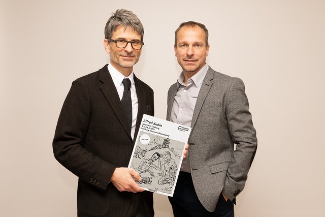 Der Direktor des Salzburgs Museum, Martin Hochleitner (links) mit Peter Husty, der die Neue Residenz leitet.