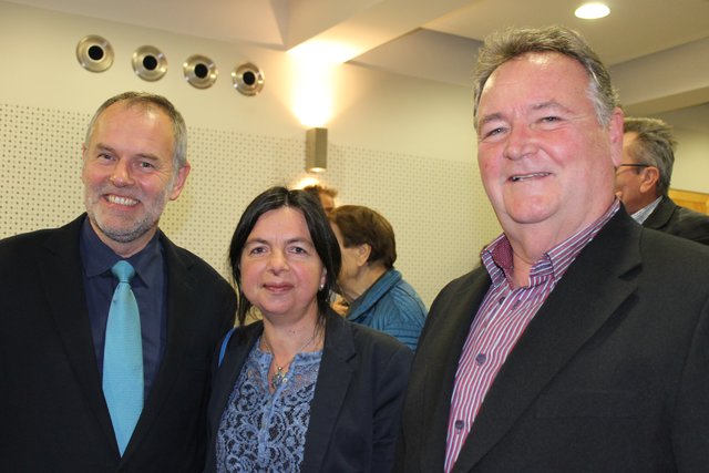 Vizebürgermeister Christian Schilcher mit Gattin und Herbert Esterbauer. | Foto: BRS