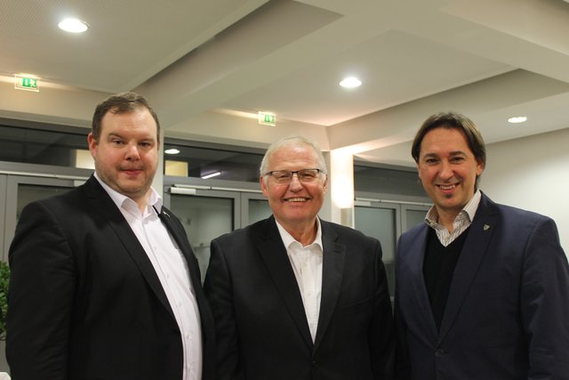 Die Gemeinderäte Florian Zagler, Gerhard Bruckbauer und Zoran Šijaković. | Foto: BRS