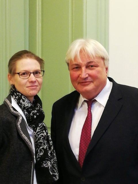 Verteidiger: Stephanie Gruber und Wolfgang Schimek.