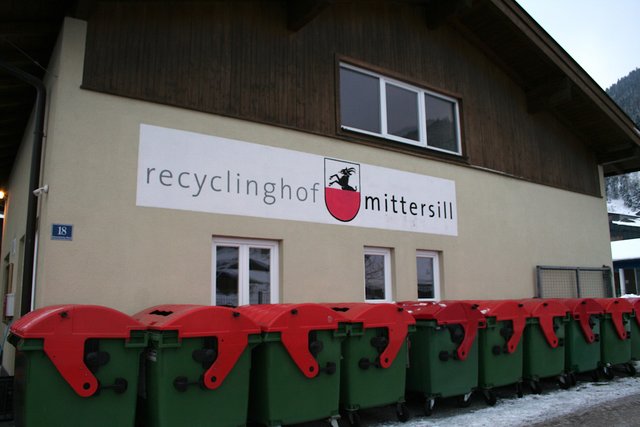 Der Mittersiller Recycinghof wurde 1993 errichtet und 2010 erweitert. | Foto: Christa Nothdurfter