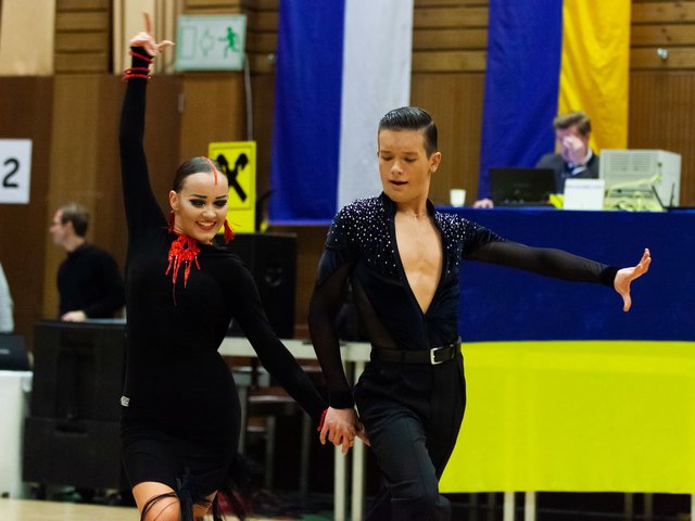 Magdalena Trepa &amp; Kacper Kopec vom UTSS Gänserndorf. | Foto: Regina Courtier