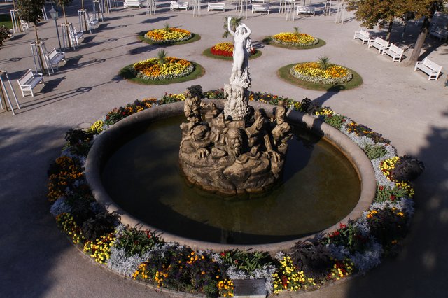 Brunnen Kurpark Baden