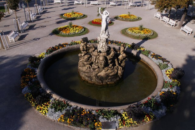 Brunnen Kurpark Baden | Foto: Josef Kötöcz