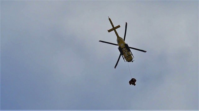 Flug zur Skipiste vom Untersberg
