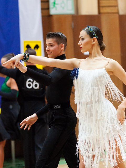Milica Markovic &amp; Stefan Reinberger vom UTSS Gänserndorf. | Foto: Regina Courtier