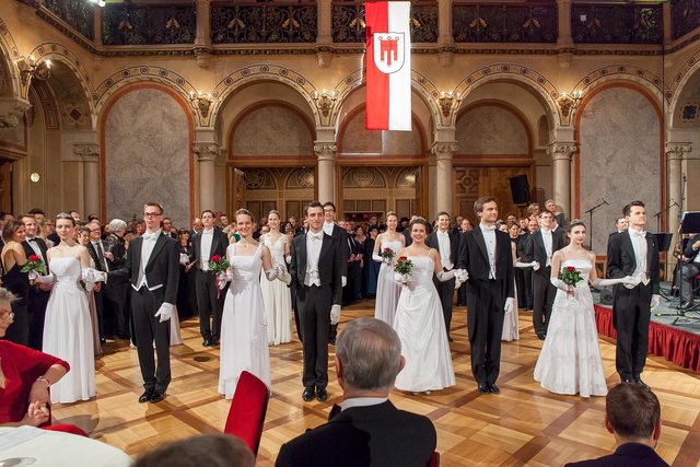 Rund 800 Ballgäste schwebten über das Tanzparkett des Palais Ferstel