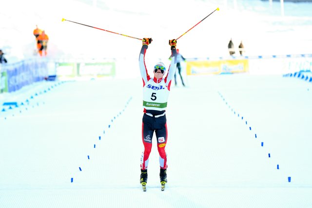 Johannes Lamparter: viel Grund zum Jubeln. | Foto: R. Eggert