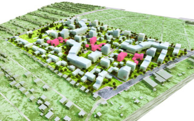 Mehr als 2.000 Menschen sollen bis 2020 im neuen Grätzel Wildgarten einziehen. | Foto: Visualisierung: Wildgarten Entwicklung