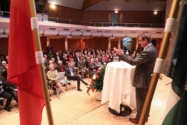 Bürgermeister Kurt Wallner beim Neujahrsempfang im Congress Leoben. | Foto: Freisinger