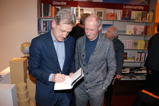 Josef Cap (li.) mit dem Landecker SPÖ-Urgestein Walter Guggenberger.