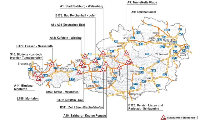 Am 1. Februar geht das Semester in Wien und Niederösterreich zu Ende. Der ÖAMTC warnt vor Staus besonders am Weg in die Skigebiete im Westen Österreichs. | Foto: www.oeamtc.at