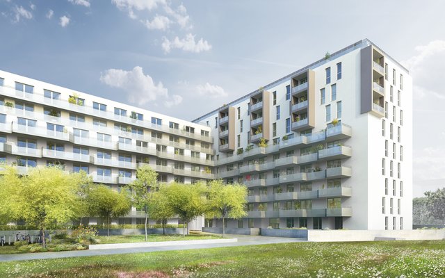 Neue Wohnungen sollen am Areal beim Eisring Süd entstehen. | Foto: Schreiner/Kastler