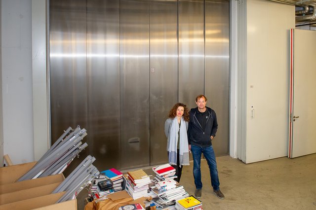 Größenvergleich: Bucher Trantow (l.) und Rumpf vor dem Riesenlift. | Foto: Foto Jörgler