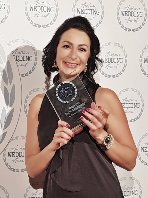 Zweiter Sieg in Folge: Andrea Masser holte auch heuer wieder einen "Austrian Wedding Award" nach Deutschlandsberg.
