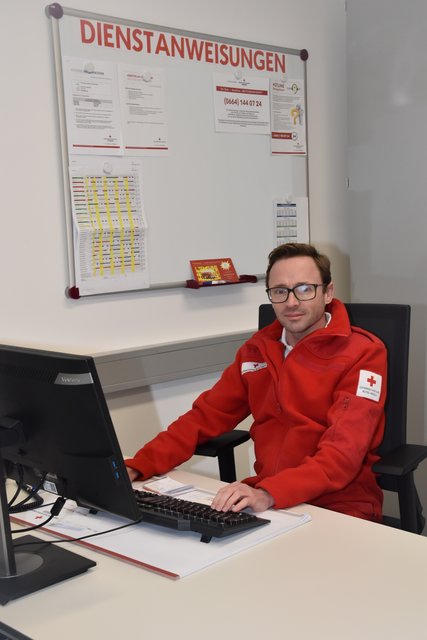 Chris Janics ist Dienstführer des Roten Kreuzes für den Bezirk Jennersdorf.