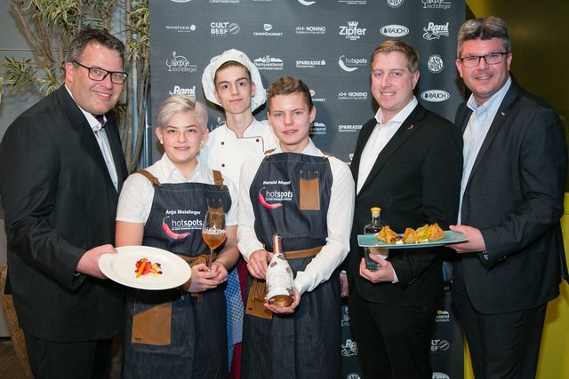 v. l. Thomas Mayr-Stockinger, Anja Meislinger, Pascal Dober, Harald Manner, Michael Nell, Stefan Praher. | Foto: Roland Pelzl/Cityfoto