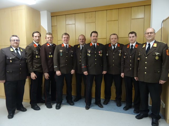 Michael Preissl, Robert Mayer, Peter Bauer, Alexander Glanzer, Reinhold Zeller, Markus Hinker, Martin Weber, Werner Brantner undErhard Koppensteiner | Foto: Afkdo Schrems