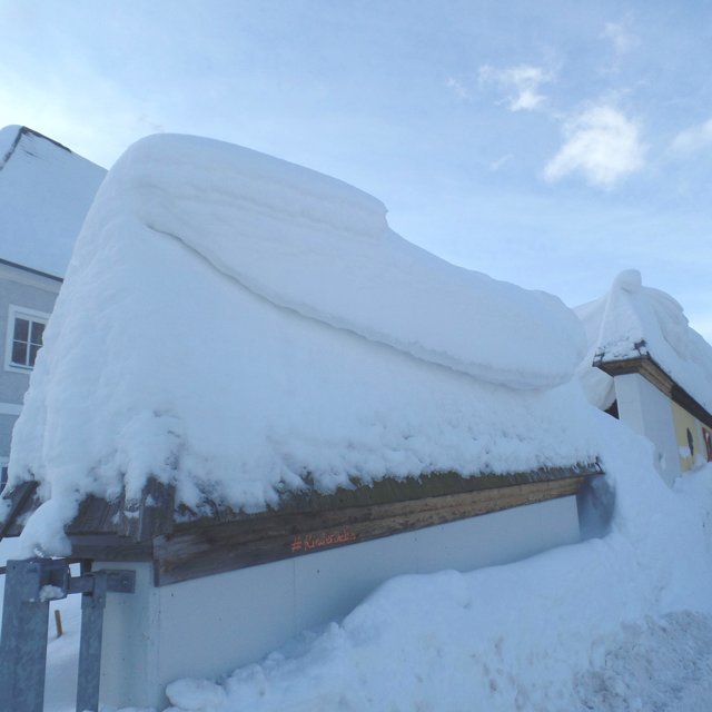 Schneemassen gibt es noch genug!
