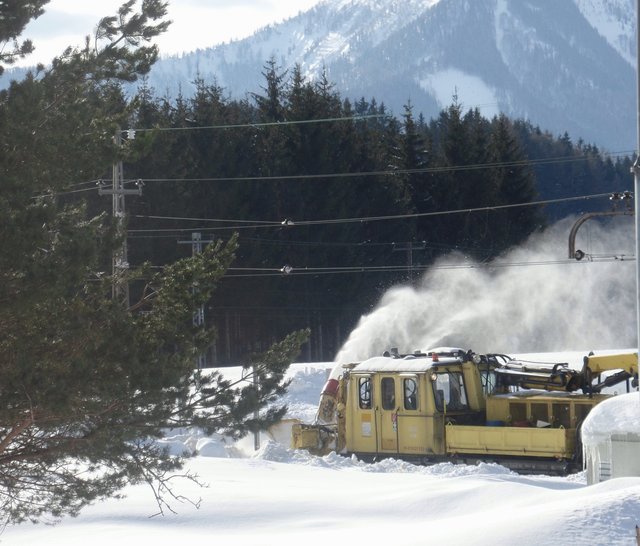 Die Schienen werden auf der Mariazellbahn jetzt wieder freigefräst!